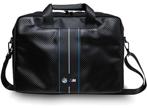CG MOBILE Tasche BMW BMCB15COMSCAKL 16 Schwarzk Carbon Blue Stripes