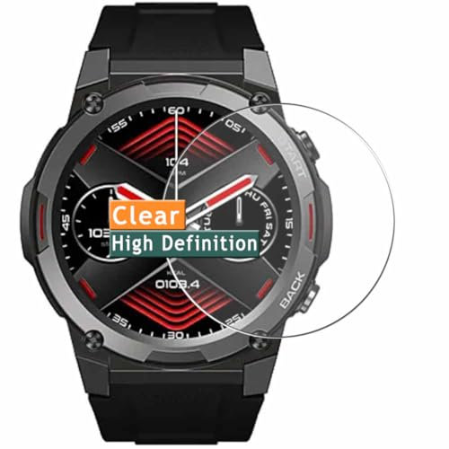 Vaxson 3-Pack TPU Pellicola Protettiva, compatibile con ZEBLAZE VIBE 7 PRO smartwatch smart watch, Screen Protector Film [Non Vetro Temperato]