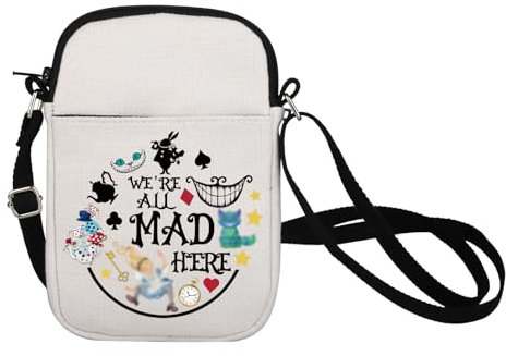 Alice Crossbody Bag Princess Alice Gifts Alice and Wonderland Gifts Alice Inspired Gift We're All Mad Here Handy Geldbörse