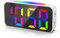 Ankilo Wecker Digital RGB Farbiger wecker 8 Farbe für Ohne Ticken Kleiner Uhr Einstellbare Lautstärke und Helligkeit Snooze Funktion 12/24 Stunden Typ-C-Netzteil
