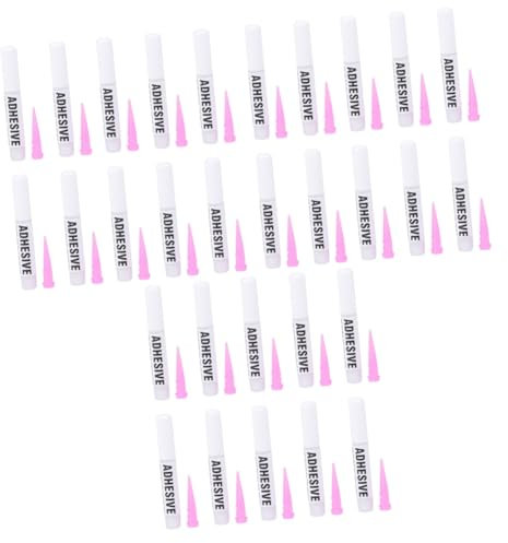 HAPINARY 30pcs Pet Accessories Cat Dog Nail Strengthener Claw Caps Glue Non-toxic Adhesive Nail Tips for Pet