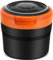 WEIQQI Auto Aschenbecher für VW Golf 7 2015-2021, Tragbare Aschenbecher für Auto Selbstverlöschender Geruchsdicht Aschenbecher Abnehmbarer,Orange/C