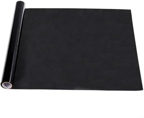 JGmotorfi Schwarzer Aquarium-Hintergrund, statischer Aufkleber, dekorative Folie, Aquarium-Hintergrund, Tapete (40 x 200 cm)