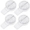 jojofuny 4Pièces Serrure de Porte Simple pour Verrouiller de Compagnie Verrouillage Sécurisé pour Chambres Salles de Bains Cuisine Bureau