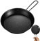 Dfstvup Poêle de Camping,Poêle Antiadhésive Portable 20 cm avec Poignée Pliable - Matériel de Cuisson Compact avec Manche Pliant Antiadhésif pour Dortoir Cuisine Four Extérieur Maison Randonnée