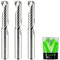 SHARPRO O Flute Upcut Spiral Rouer Bit 1/4 Inch Shank 1/4 Cutting Dia. 1 CL. 2-1/4OVL. Carbide Single Flute CNC Router Bit, Ideal for Aluminum, Plastic, Acrylic, Wood, MDF and PVC (3PCS)