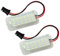 Kennzeichenbeleuchtung, Kennzeichenleuchte 2 stücke Number Kennzeichen Licht for Ford Focus 5D Fiesta Mondeo MK4 C-Max MK2 S-MAX KUGA Galaxy 6000K Weiße Auto Lampe