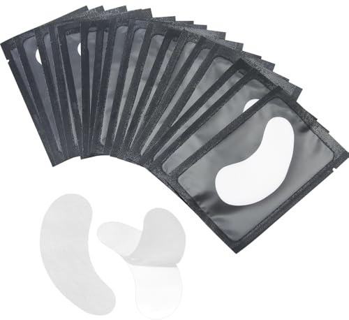 ANNAFRIS 100Paare Augenpads Wimpernverlängerung Eye Patches für Wimpern Extensions(Black)