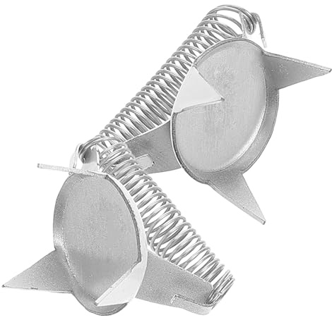 Yardenfun Keramikglasurwerkzeuge aus Metall Ergonomische Edelstahl Glasurspangen mit Komfortablem Griff für Präzises Glätten und Dipping Beim Basteln und Glasieren