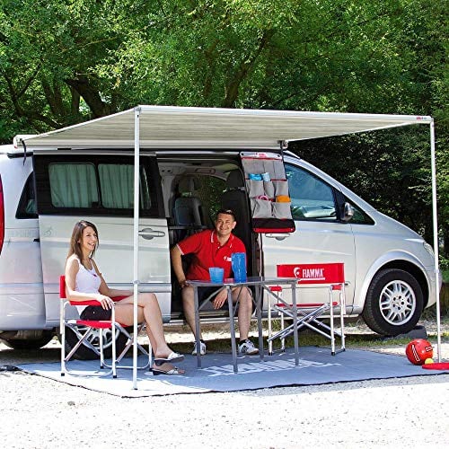 Fiamma Markise F35 Pro 180cm Pro Royal Blue Sonnenschutz Fahrzeug Wohnwagen Vordach Sonnensegel