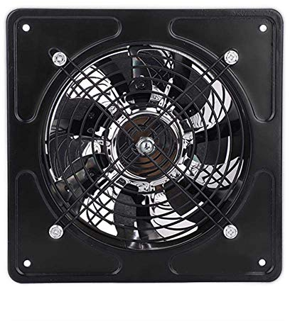 Ventilateur d'Extraction 6 Pouce Extracteur d'Air Ventilation Murale Silent Salle de Bain Garage Cuisine 40W 220 V Ventilo 1100m³ / H Débit d'Air et 50 ~ 60 dBA