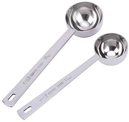 Measuring Spoon 15ML/30ML Metal Multifunction Stainless Steel Adjustable Spice Measuring Spoons for Baking and Liquid Coffee Scoop Clip