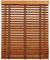 PVC Venetian Blind Blinds Easy Fit Curtains Trimmable Fittings Windows Treatment Shutters Twist Open Close (Walnut, 135x150)
