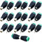 Greluma 20 STK Phono RCA Stecker und Buchse an AV Schraub Klemme Audio/Video Anschluss Adapter (10 STK Stecker & 10 STK Buchse)
