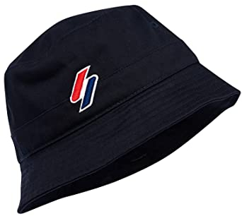 Superdry Mens Code Bucket Hat, Dark Navy, S-M