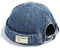 YAMEE Docker-Cap Herren Denim Docker Mütze Damen Bikercap Seemannsmütze Hafenmütze Herrenmütze Hat Wandermütze Dockercap Kopfbedeckung Seemannskappe Vatertagsgeschenk（Kopfumfang Größenverstellbar）