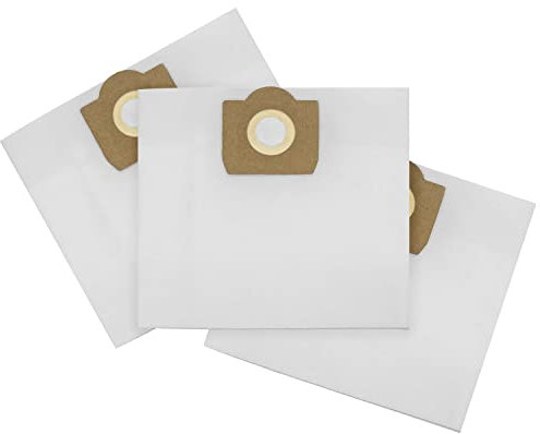 3x Les Sacs Renforcés à 6 COUCHES pour la poussière de construction (mastic, plâtre, etc.), pour aspirateur Titan TTB 431