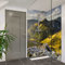 Bilderwelten Eck-Duschrückwand Folie 2x 200x90 cm Berge und Tal der Lechtaler Alpen in Tirol Bad-Rückwand Motiv fugenlose Wandverkleidung Dusche