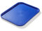Forgast Vassoio da Portata Rettangolare, Dimensioni 45x35 cm, Fast-Food, Polipropilene, Vassoio Decorativo, Vassoio del Cameriere, per Ristorante, Buffet, Colore Blu, Lavabile in Lavastoviglie