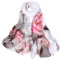 FAIRYGATE Chiffon Schal Seidenschal Damen Seidentuch Haare Bandana Chiffon Stola Schal Festliche Langschal für Abendkleid oder Brautkleid Schals Halstuch A4124