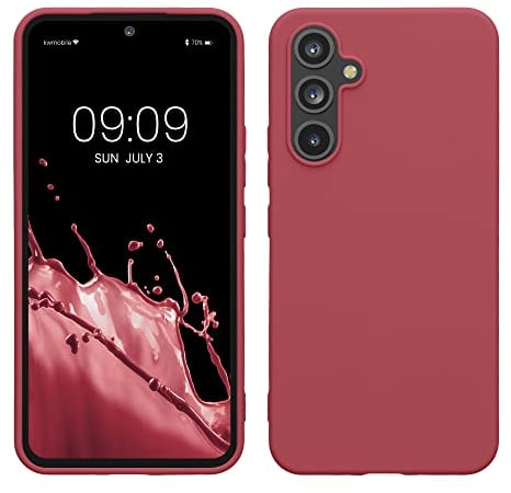 kwmobile Custodia Compatibile con Samsung Galaxy A54 5G Cover - Back Case per Smartphone in Silicone TPU - Protezione Gommata - rosa scuro