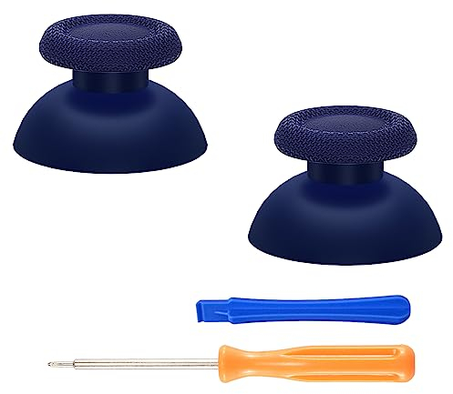 eXtremeRate Joystick pour ps5 Manette Accessoires,Stick Analogique pour ps4 Manette,Bâtons de Pouce-Bleu Foncé