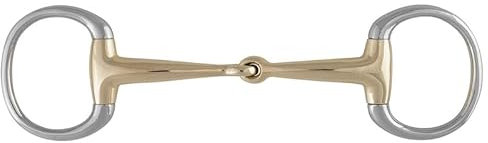 Stübben Gebiss 2238 Olivenkopf-Unterlegtrense einfach gebrochen - 12,0 cm - 12 mm - Edelstahl