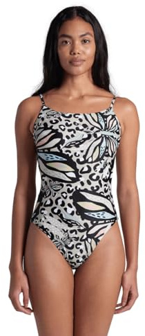 Arena Damen Women's Arena Water Print Swimsuit One Piece Swimsuit (1er Pack)