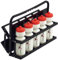 Loops FOLDING Sports Water Bottle Carrier Holder - HOLDS 10 BOTTLES - Football Team