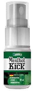 Vovan Menthol Kick Spray 10 ml – Erfrischender Menthol-Genuss, individuell dosierbar, bis zu 150 Anwendungen, Ideal für Unterwegs und Zuhause (490,00€ / 1L)