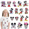 Mini Maus Bügelbilder für Textilien Kinder Patches Set- Aufbügelflicken Flicken zum Aufbügeln DIY Bügelflicken Bestickte Aufnäher zum Sticker Aufnähen oder Aufbügeln auf Kleidung Jeans Mützen Zubehör
