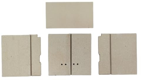Ersatzteil WAMSLER für Kaminofen Jupiter Grande Typ 10843 (Komponente Schamotte Komplett Set (1-4))