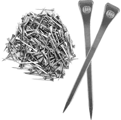 GNAUMORE Clavos de Herradura,Material de Acero de Clavos de Caballo,Equipo Deportivo Ecuestre Acero,Clavos para Pezuñas,Clavos de Herradura de Acero,Clavo de Pezuña de Acero