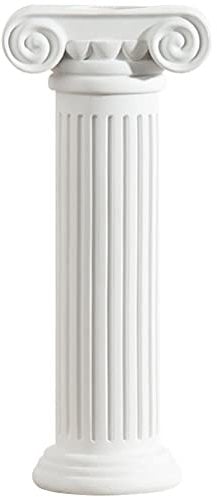 POPETPOP Roman Column Flower Holder Vintage Decorative Planter for Weddings and Home Retro Design for Indoor and Outdoor Use Elegant Pillar Style Floral Display