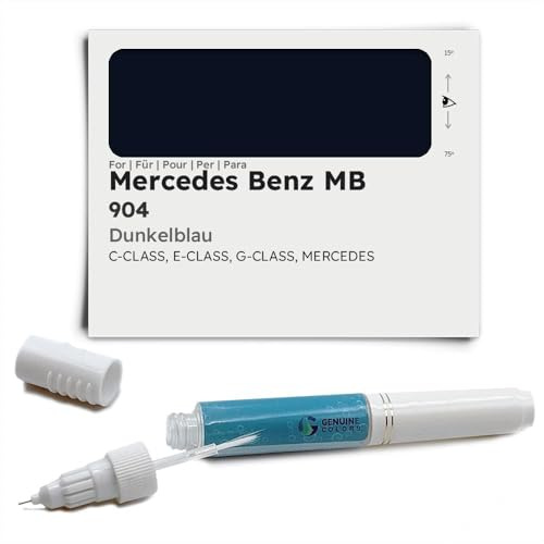 Genuine Colors Lackstift DUNKELBLAU 904 für Mercedes Benz MB Blau C-Class E-Class G-Class