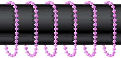 Anneaux de Métal Rideaux de Douche, Crochets de Rideau de Douche antirouille pour Salle de Bain, pour Rideaux de Douche et Crochets de Tringle de Douche-30 Pièces(La Couleur Violette)