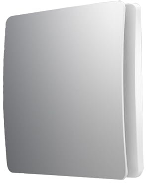 A2ZWORLD Aspiradora de baño, extractor de aire, 162x158mm, agujero 100mm, profundidad 105mm, 15W 230V 50Hz, 98m³/h 35dB.