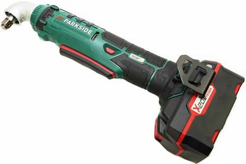 Parkside Batterie lithium-ion 20 V 4 Ah avec chargeur 2,4 A et visseuse à chocs d'angle PAWS 20 A1 1/2 76 Nm