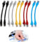 FunWorth 10 Pcs Short Cat6 Ethernet Patch Cable 0.5ft/15cm, High-Speed 1000Mbps Network LAN Patch Leads with RJ45 Connectors, Mixed Colors for Router, Modem, Switch, PC, TV, Gaming, and Office Use