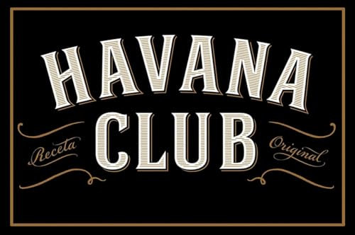 mrdeco Plaque en bois 12 x 18 cm Havana Club