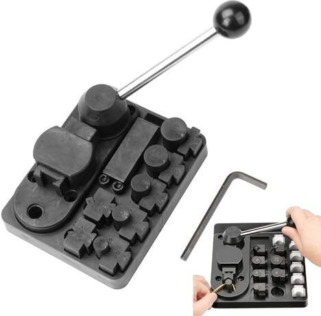 GUUZETU Metal Wire Bending Jig Set with Adjustable Dies, Ornamental Metals Wire Bender Jig, Metal Wires Jewelry Making Tools, DIY Rings Bender Tool, Tools to Help Create A One-of-A-Kind Gift (A1)