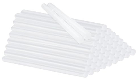 Flintronic Hot Glue Sticks for Hot Glue Gun, 46PCS Clear Hot Melt Glue Gun Sticks, Refill Pack Glue Sticks for Standard-Sized hot-melt Glue Gun for DIY Art, Holiday Decorationn(11 x 200mm)