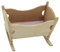 BRIGHTFUFU 1Pc Miniature Wooden Cradle Furniture Model for Dollhouses Safe Design for Imagination for Miniature Decoration