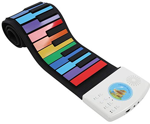 Yctze Clavier de Piano en Silicone à 49 Touches Portable pour Les Débutants - Lovers de Musique éducative