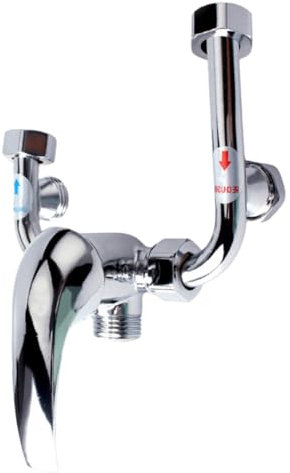 Válvula de Ducha y Fría Forma Mezclador de Agua para Calentador Eléctrico Instalación Temperatura para Baños