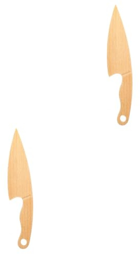 Toddmomy 2 Piezas Cortador de Madera para Seguro y Juguete de Cocina Montessori con Diseño Ergonómico Herramienta para Cortar Decoración Funcional para Cocina Infantil