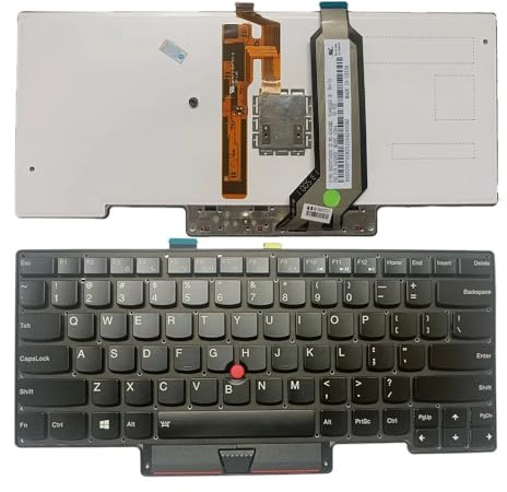 FDMOZRE US English Backlight Keyboard For Lenovo for Thinkpad for Carbon X1 Gen 1 2013 04Y2953 GS84 Laptop Keyboards SN20D70282 0C02177 04Y0786