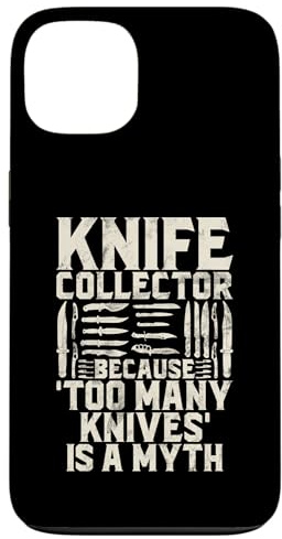 Knife Collector Because 'Too Many Knives' is a Myth Knife Case for iPhone 13