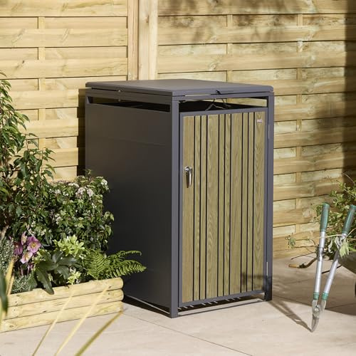Rowlinson Wimbledon Single Bin Store - Oak