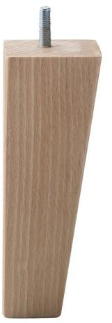 Möbelfuß Holz Höhe 17 cm (M8) | Hohe Qualität und nachhaltiges Holz mit transparentem Schutzlack
